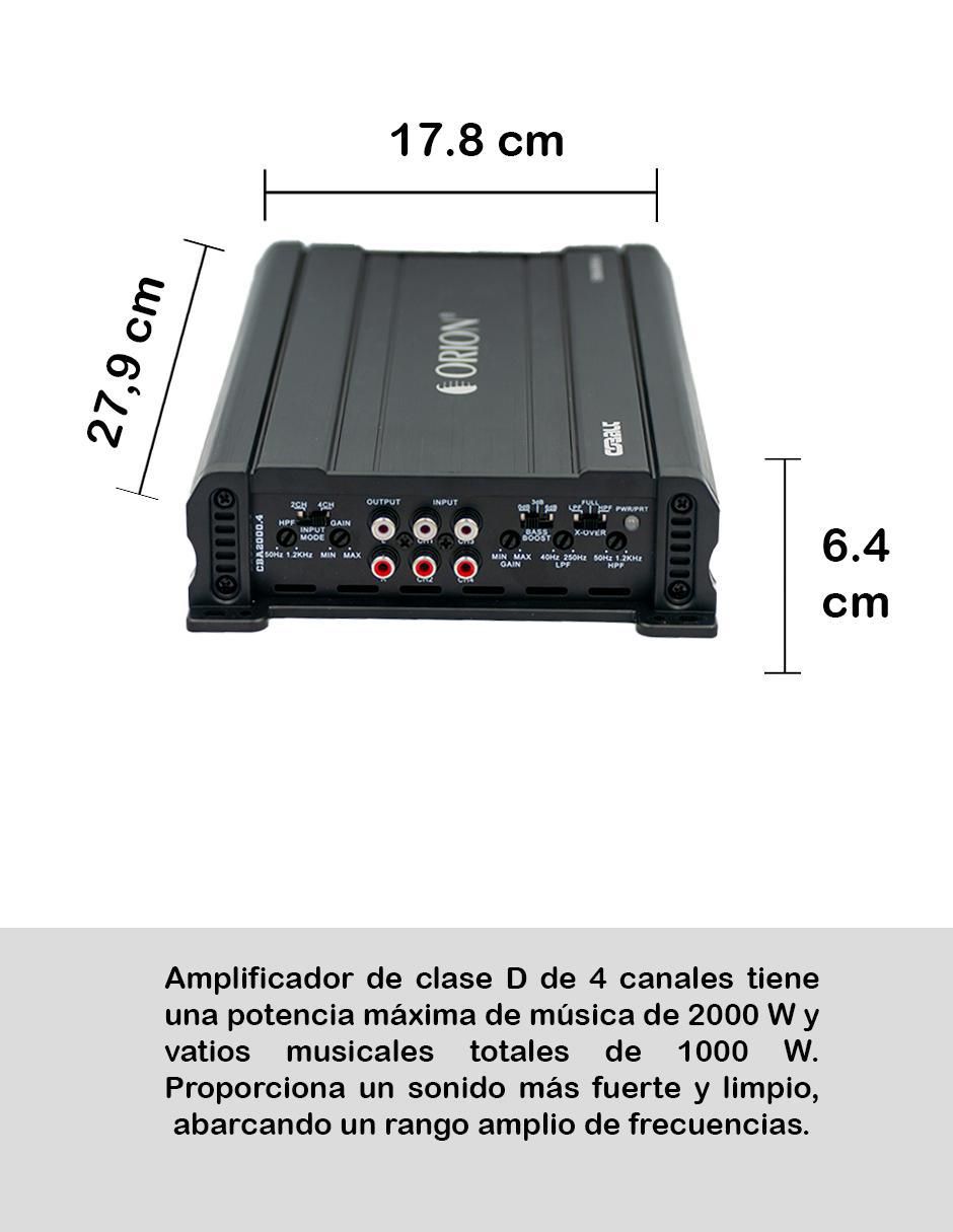 Amplificador Cobalt 2000.4 de 10 V 4