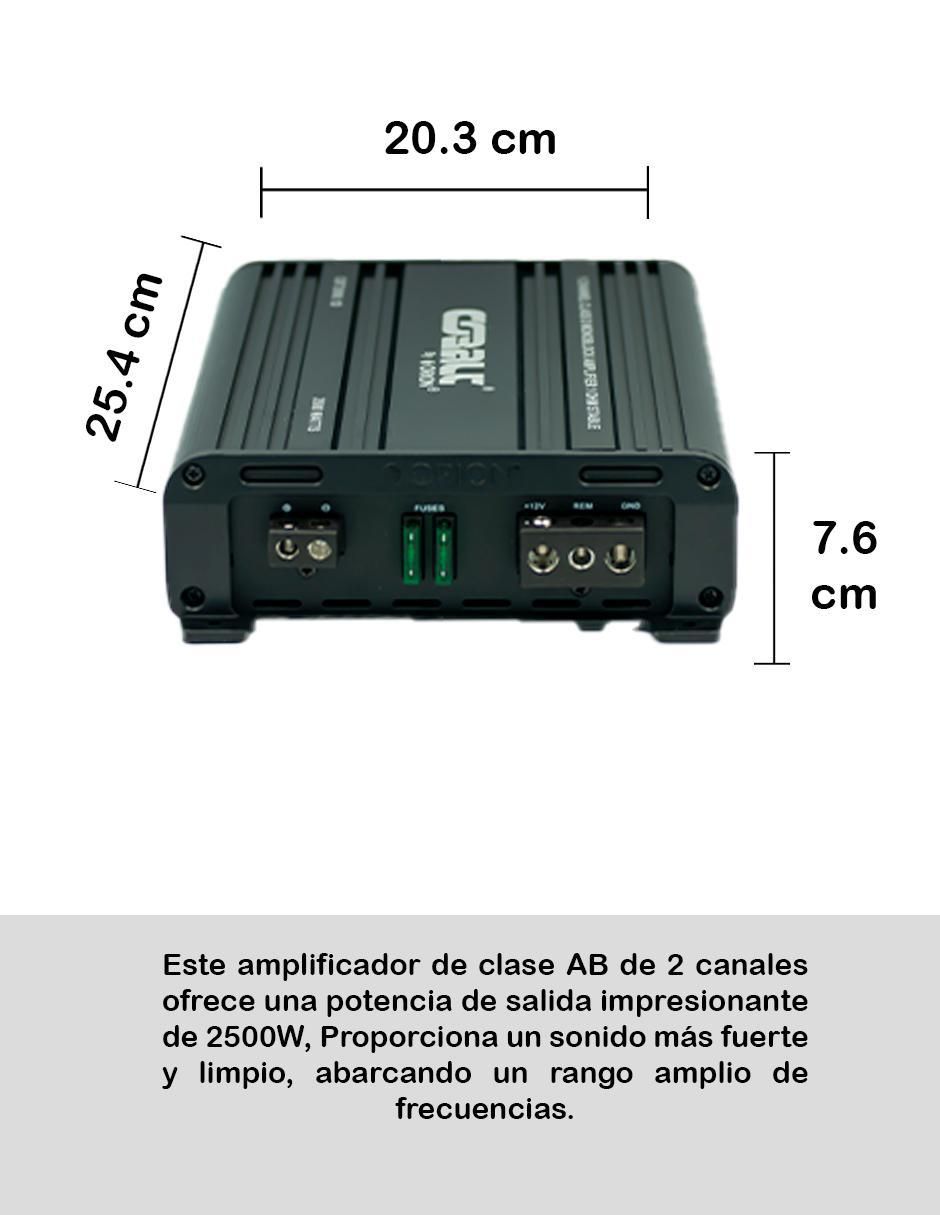 Amplificador Cobalt 2500.2 de 10 V 4