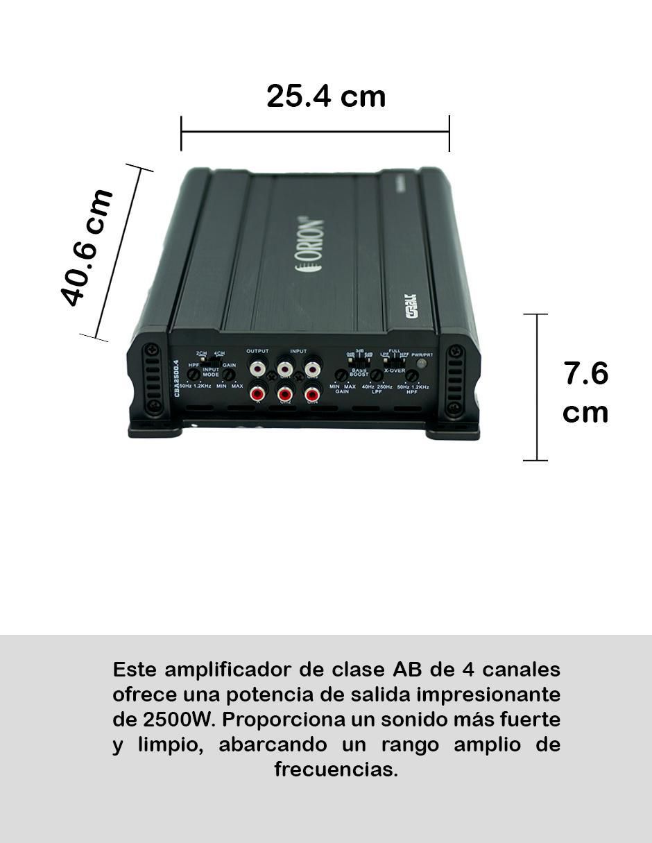 Amplificador Cobalt 2500.4 de 10 V 4