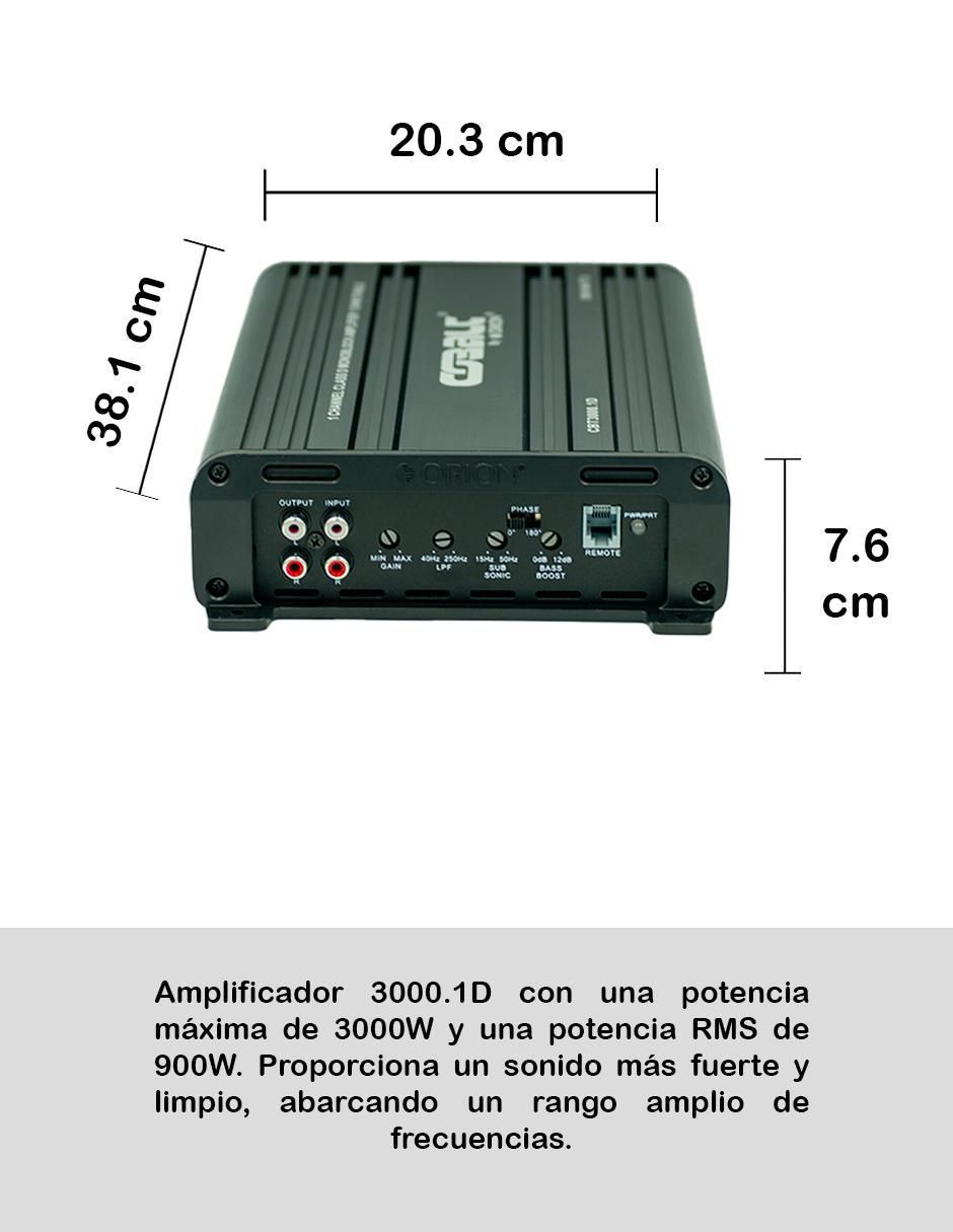 Amplificador Cobalt 3000.1 de 10 V 4