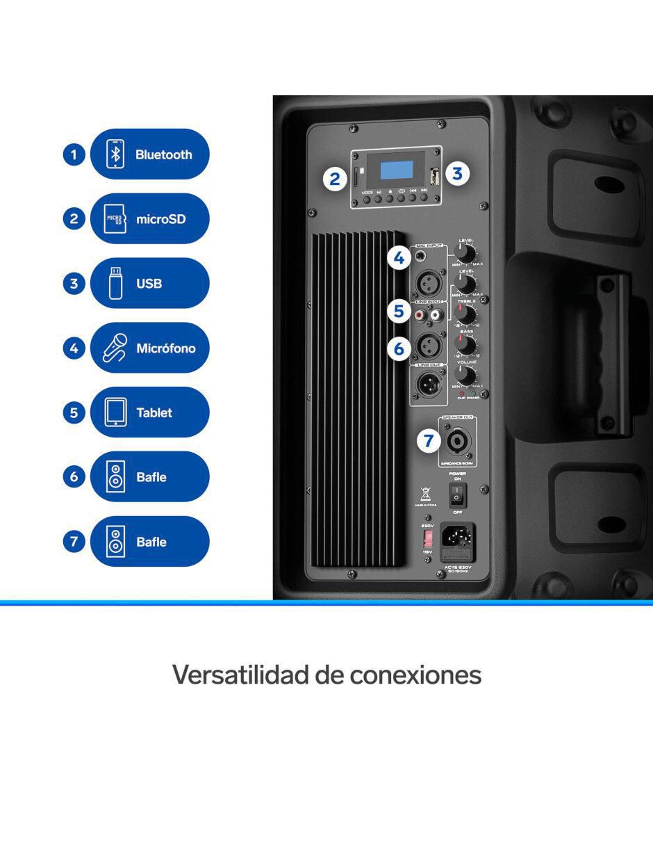 Bafle de piso BAF-1255BT 6