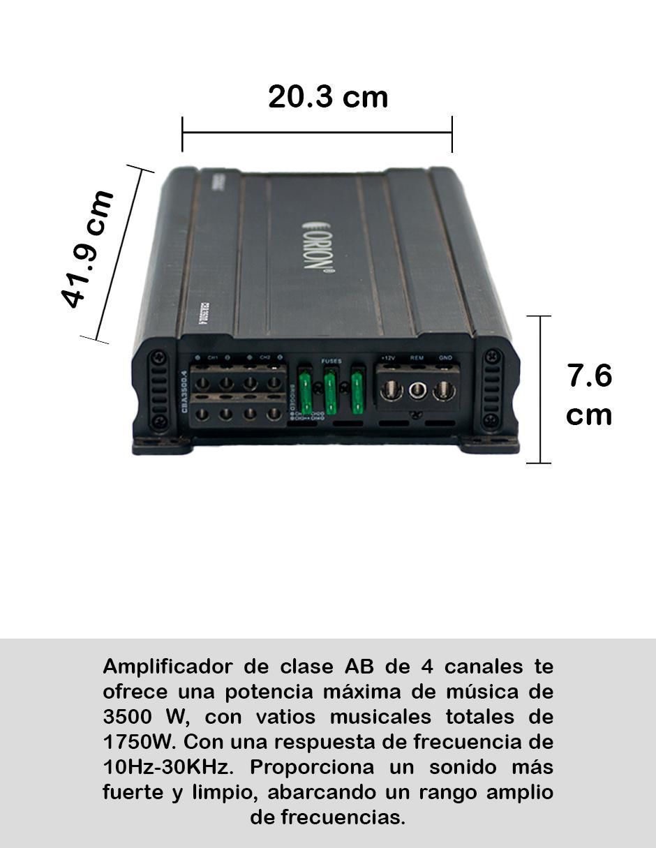 Amplificador Cobalt 3500.4 de 10 V 4