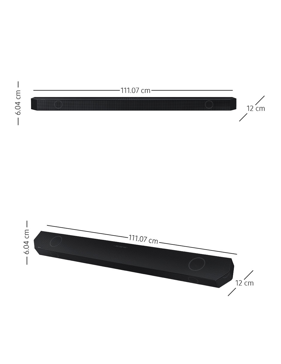 Barra de sonido Hw-Q800D/Zx con subwoofer 8