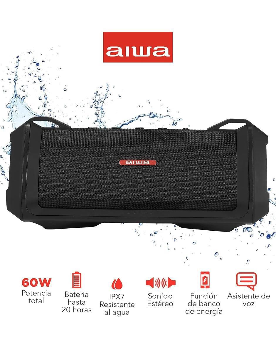 Bocina portátil Exos3-BLK bluetooth 2