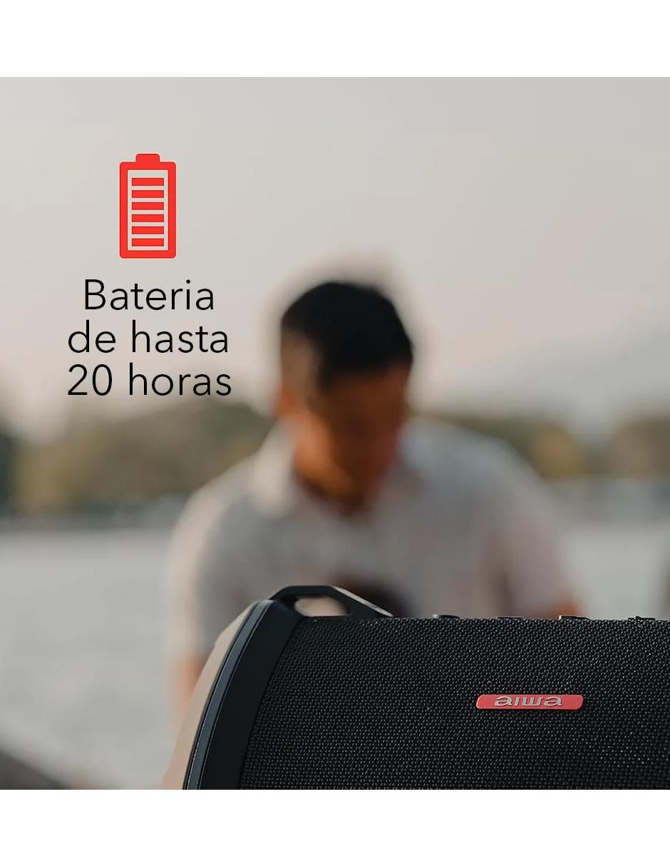 Bocina portátil Exos3-BLK bluetooth 5