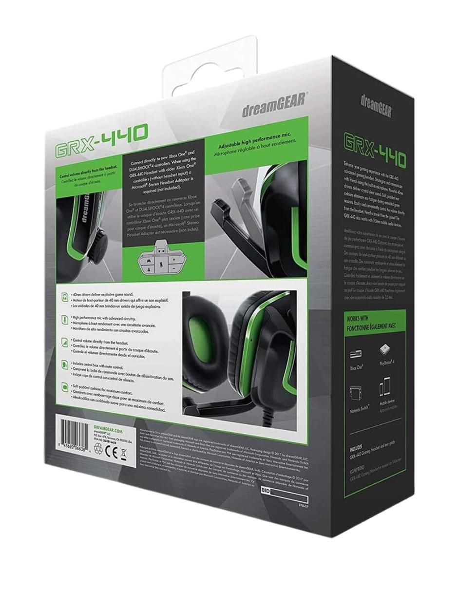 Audífonos Over-Ear Grx-440 alámbricos 4