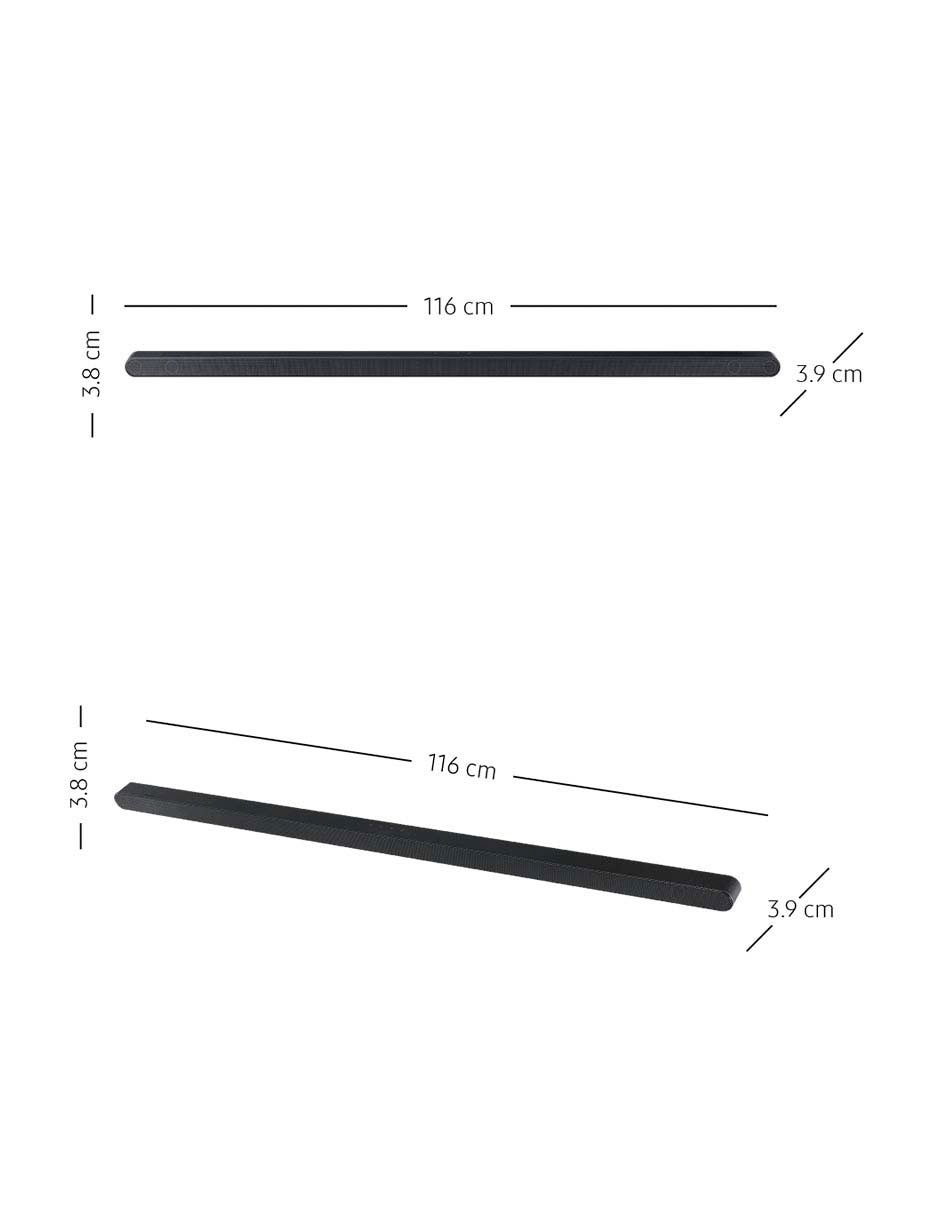 Barra de sonido Hw-S800D/Zx con subwoofer 2