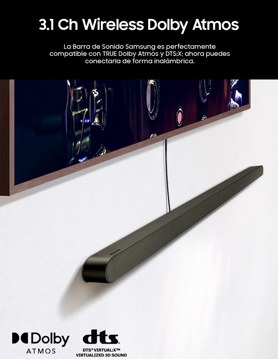 Barra de sonido Hw-S700D/Zx con subwoofer 9
