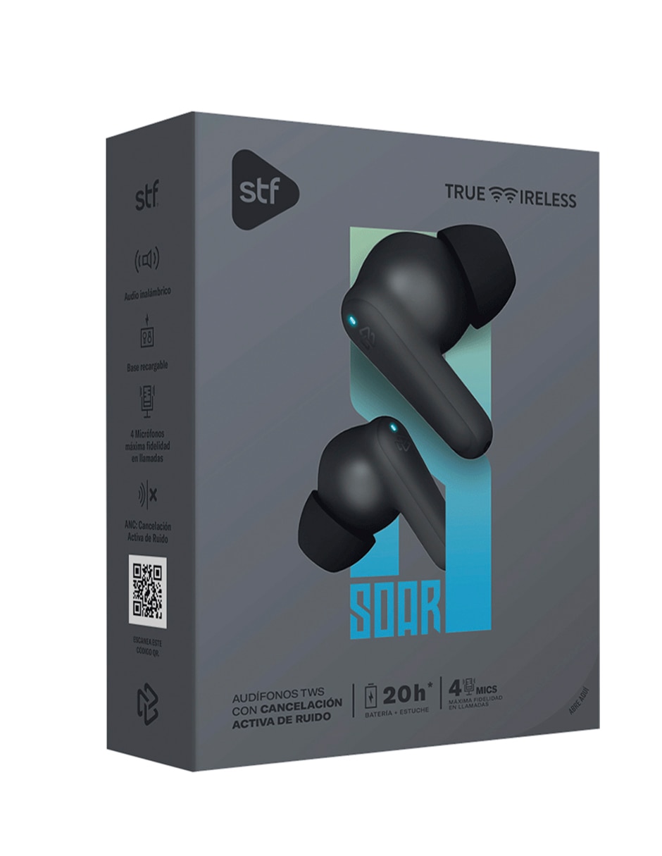AUDÍFONO TRUE WIRELESS STF SOAR , GRIS