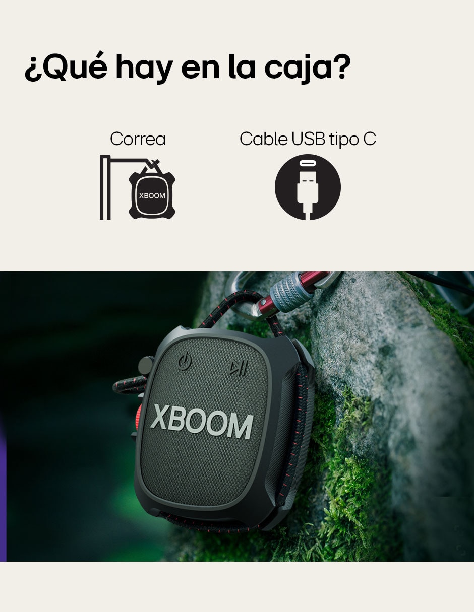 Bocina portátil XG2TBK bluetooth 12