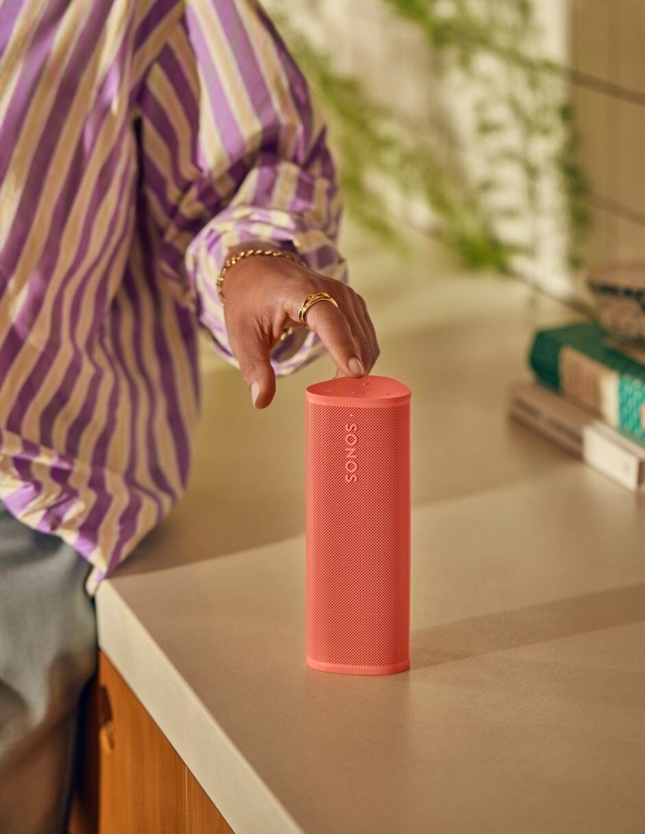 BOCINA PORTÁTIL SONOS ROAM2US1BL, ROJO