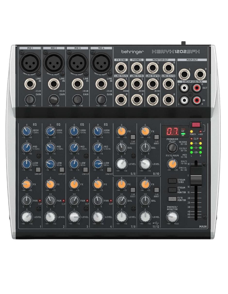 Mezcladora DJ XENYX-1202SFX Mezcladora DJ XENYX-1202SFX