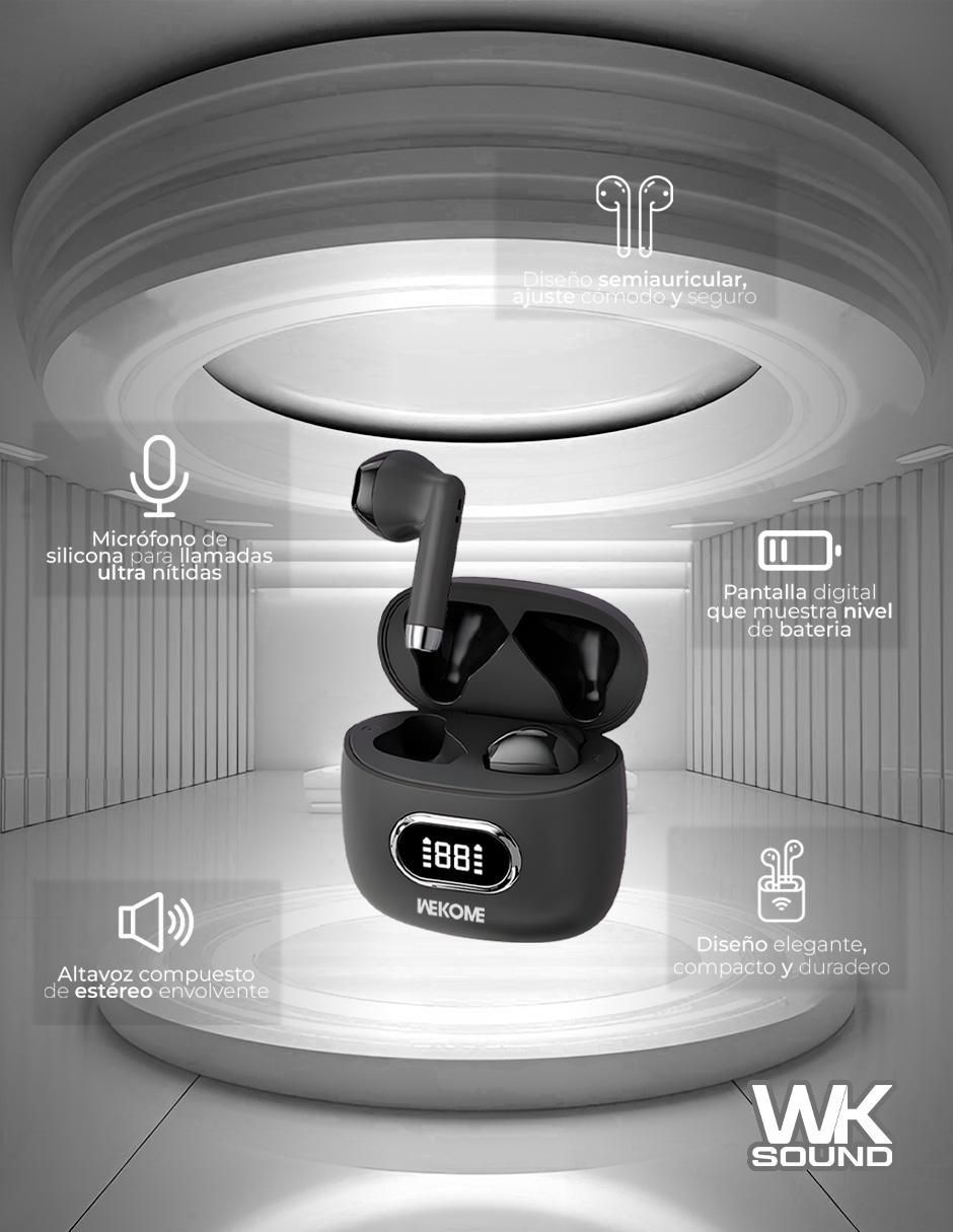 Audífonos True Wireless Ws-01 Tws inalámbricos 3