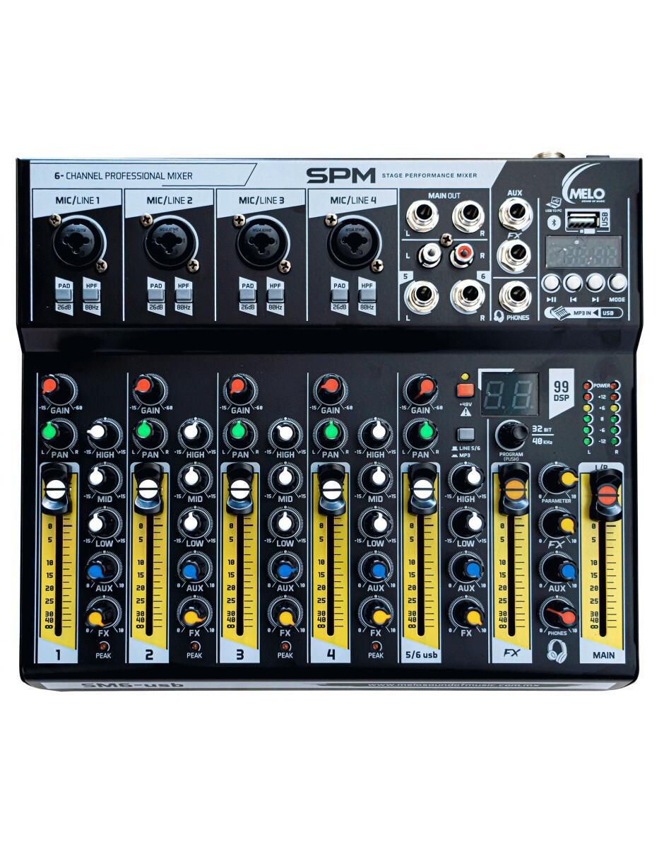 Mezcladora sm6usb