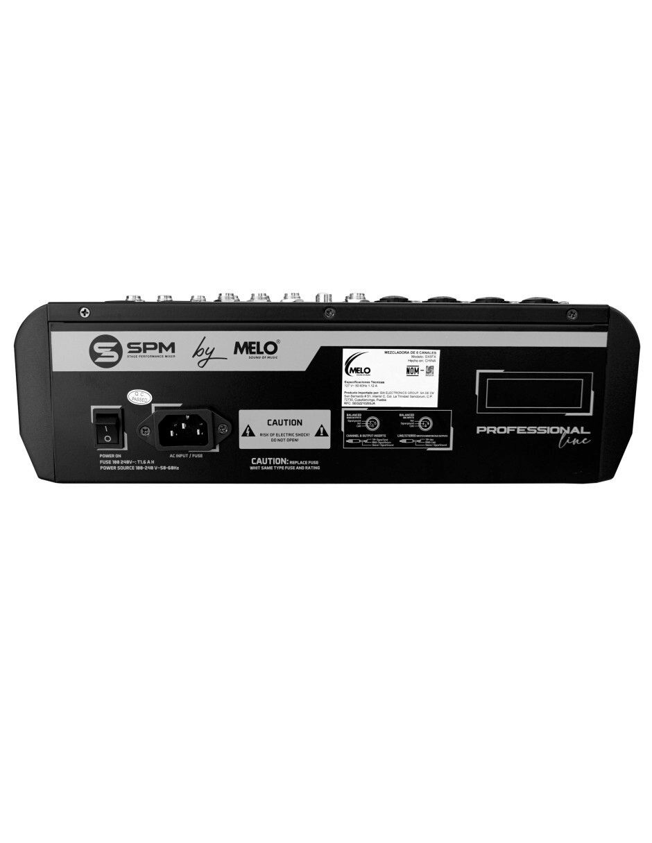 Mezcladora SX6FX 3