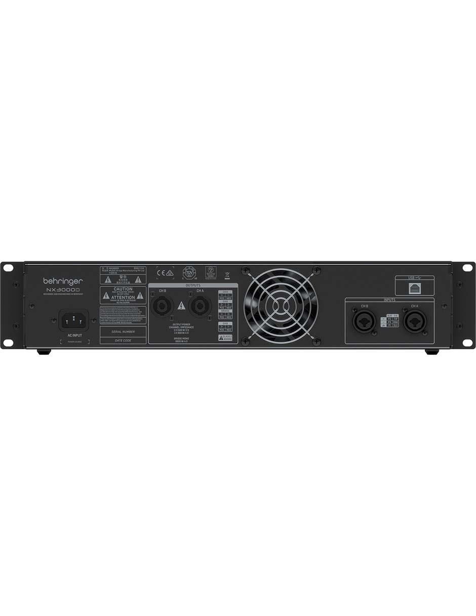Amplificador NX3000D de 100 V - 120 V 4