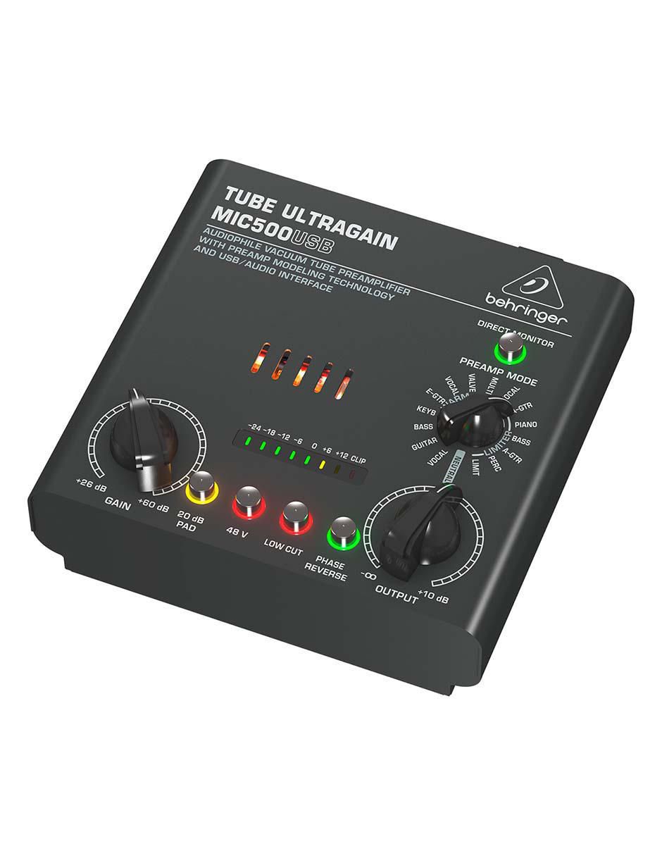 Preamplificador MIC500USB de 120 V 3