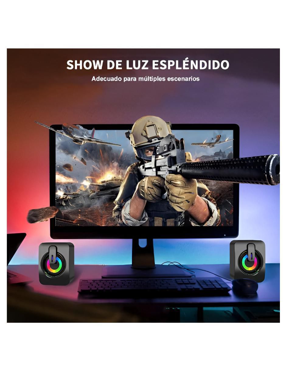 Bocina gaming alámbrica 4