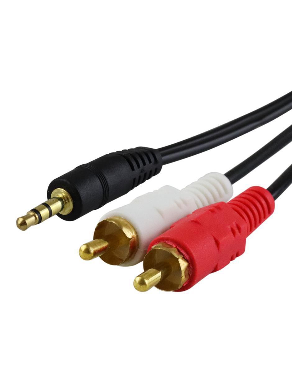 Cable RCA a tipo auxiliar 3.5 mm de 1.4 m 5