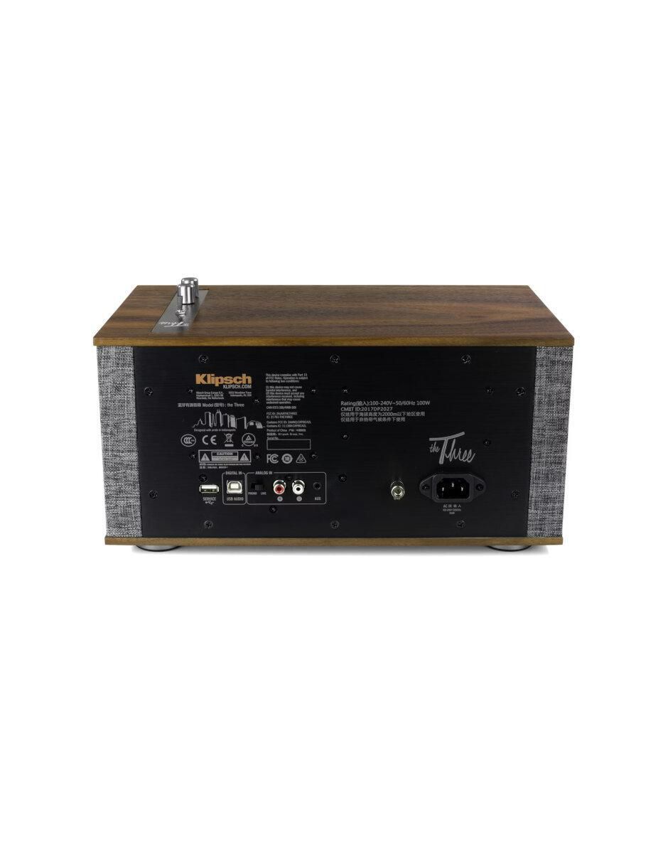 Bocina THE THREE II WALNUT alámbrica e inalámbrica 4