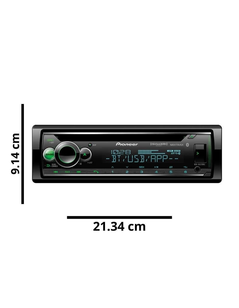 Autoestéreo un din DEHS6220BS 5