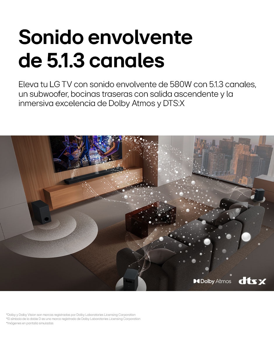 Barra de sonido S80Tr con subwoofer 2