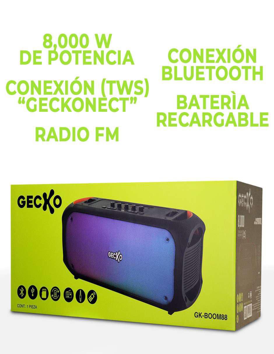 Bocina portátil Party GK-BOOM 88 bluetooth 3