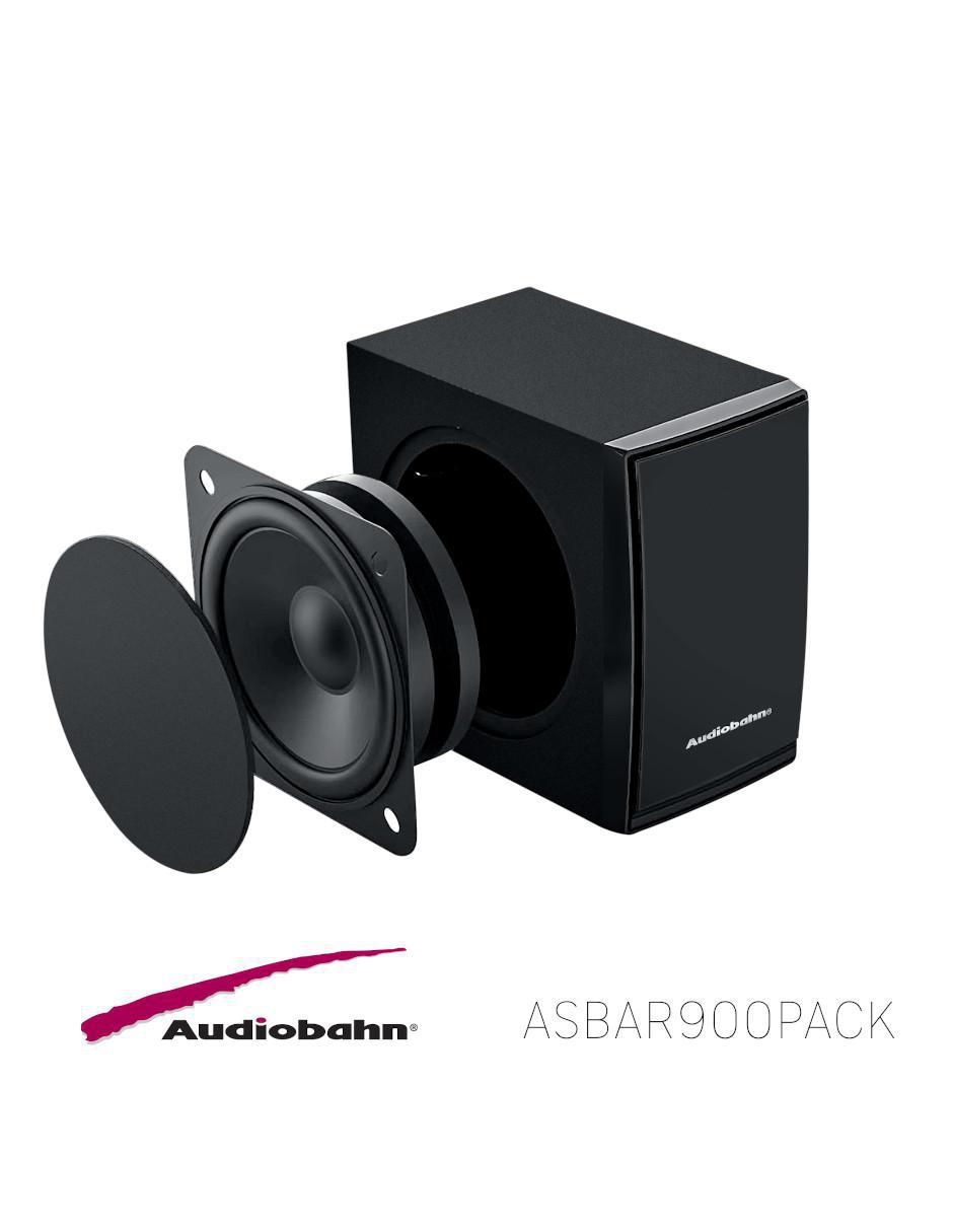 Barra de sonido asbar900pack con subwoofer 5