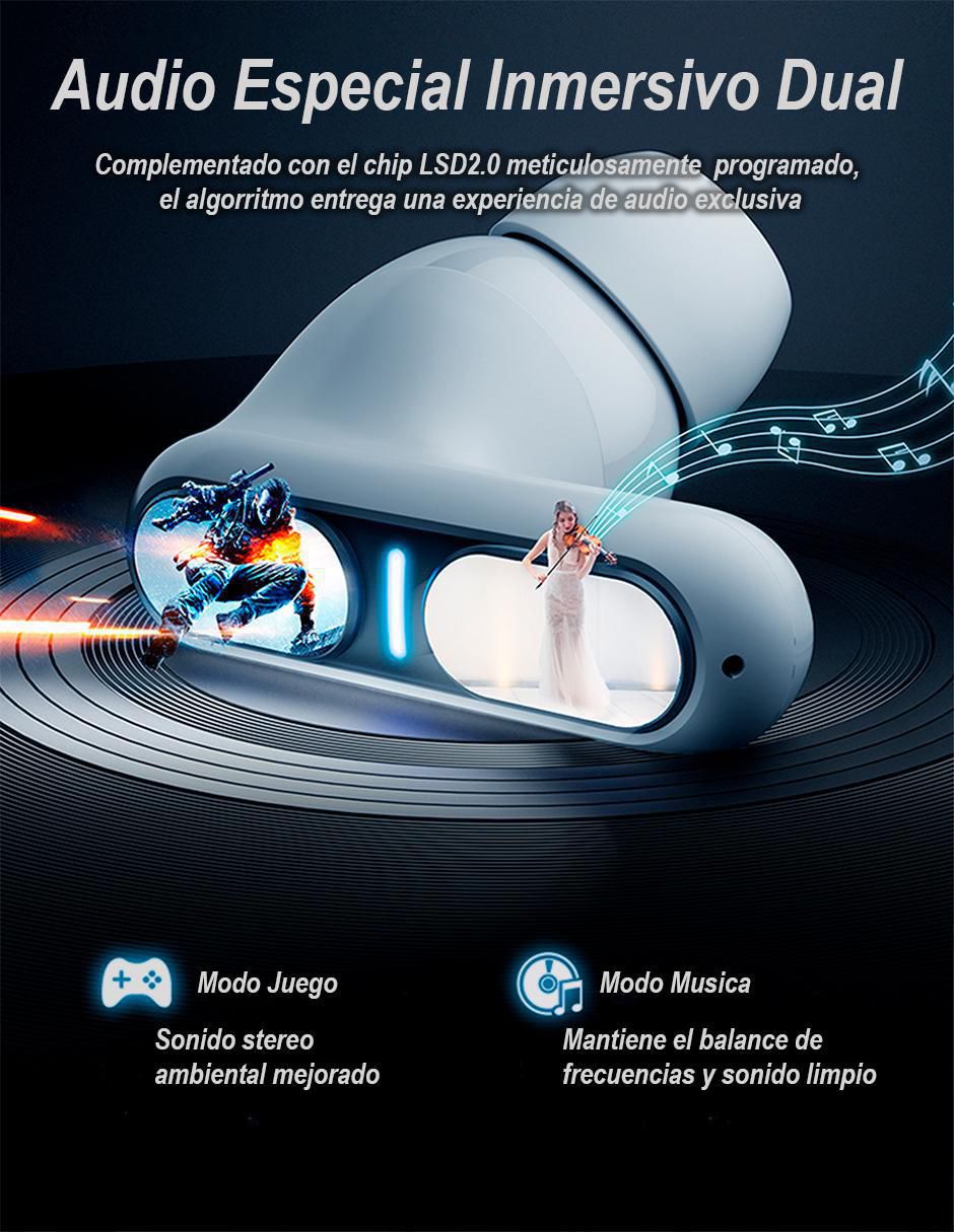 Audífonos In-Ear Tg12B inalámbricos con cancelación de ruido 5