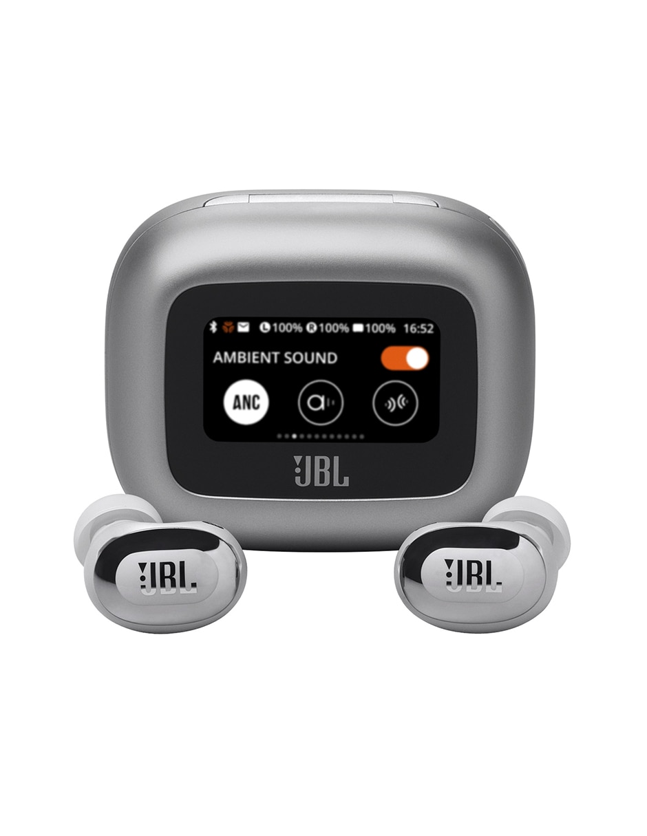 AUDÍFONOS IN-EAR JBL LIVEBUD, PLATEADO