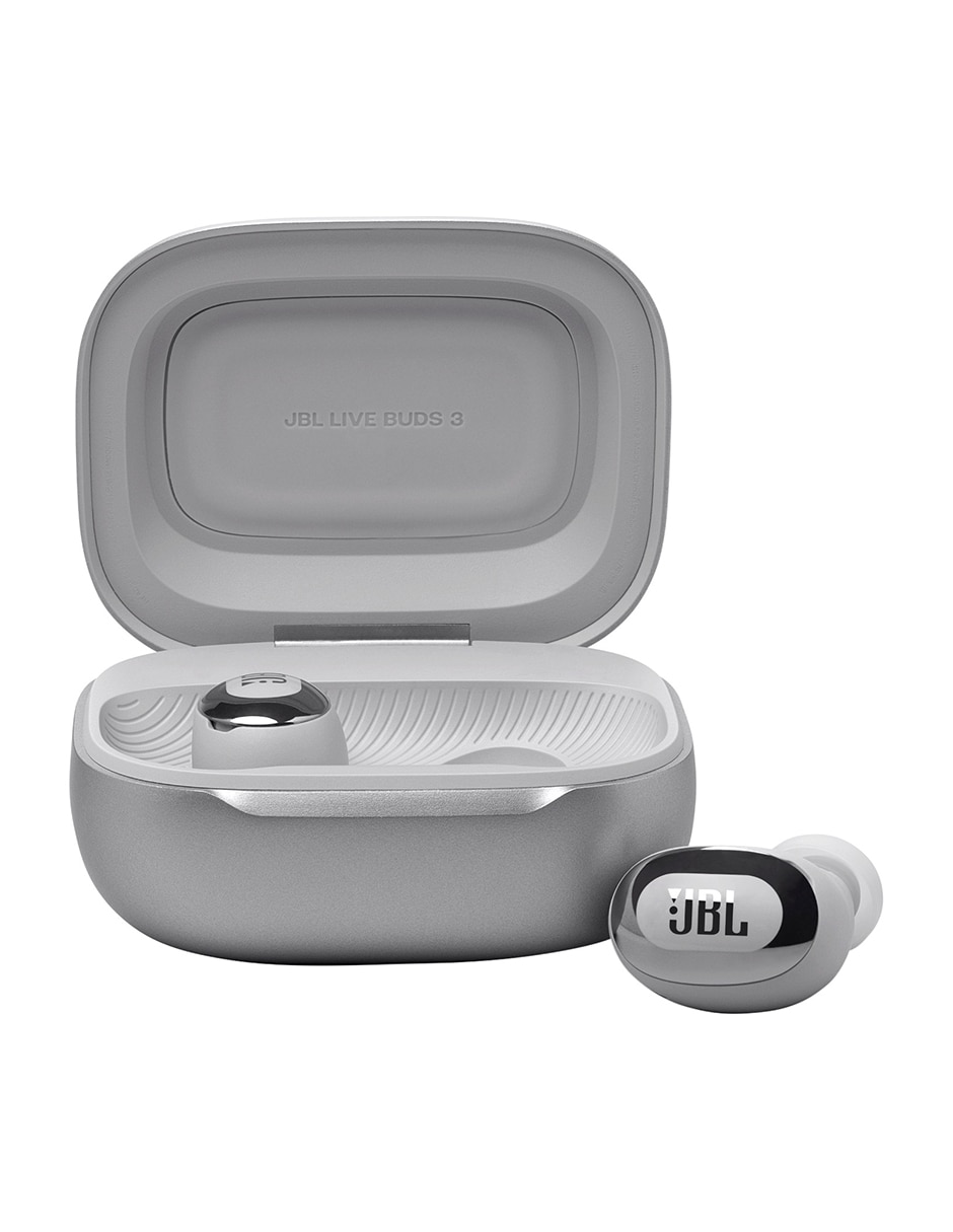 AUDÍFONOS IN-EAR JBL LIVEBUD, PLATEADO