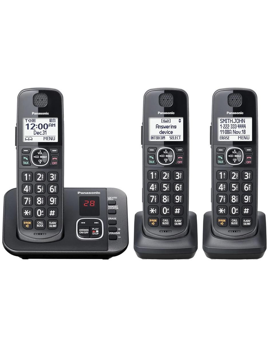 Set de teléfonos KX-TG3833M 3Ext 3 auriculares Set de teléfonos KX-TG3833M 3Ext 3 auriculares
