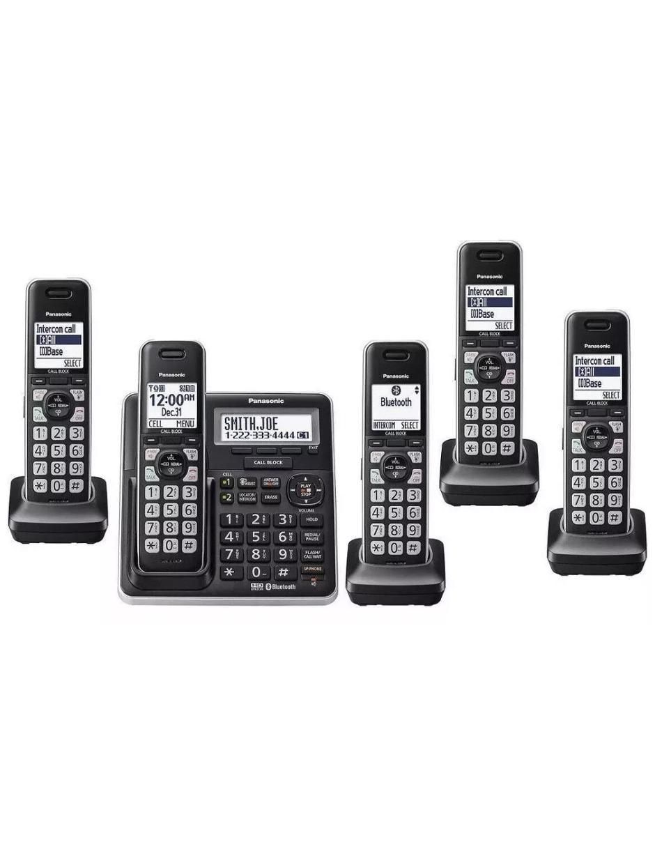 Set de teléfonos KX-TG985 5 Ext 5 auriculares 2