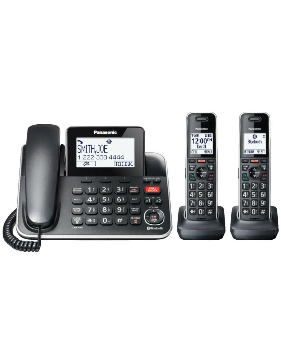 Set de teléfonos KX-TGF882B 3 auriculares Set de teléfonos KX-TGF882B 3 auriculares