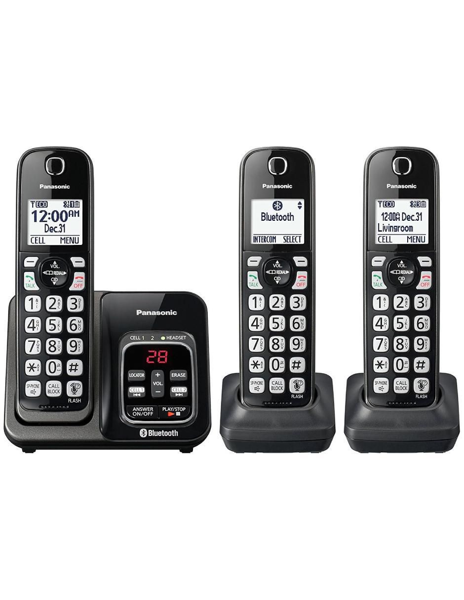Set de teléfonos inalámbrico KX-TGD563M 3 auriculares Set de teléfonos inalámbrico KX-TGD563M 3 auriculares