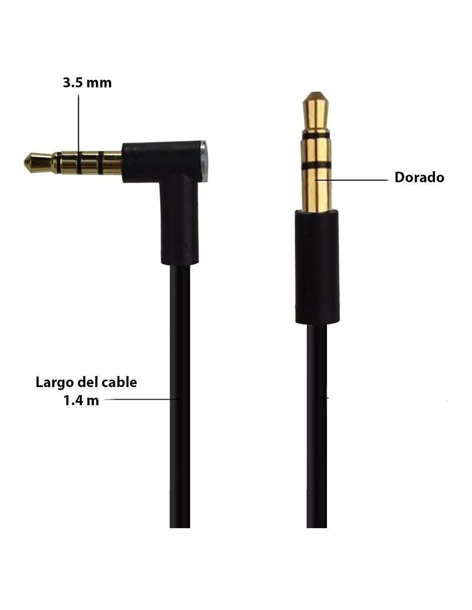 "cable" auxiliar 3.5 mm ecoshopmaster "a tipo" auxiliar 3.5 mm "de" 1.4 m