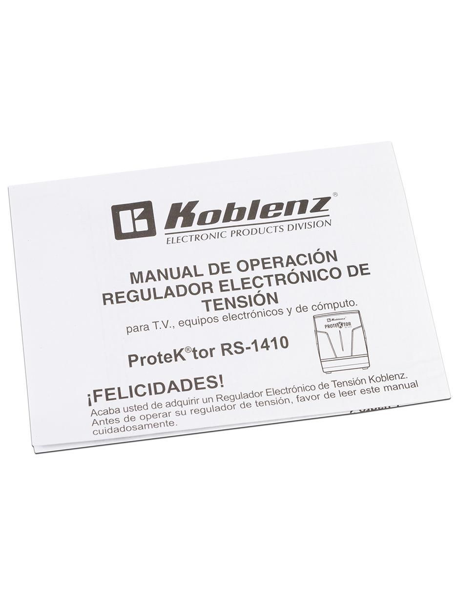 Regulador de voltaje RS-1410 3