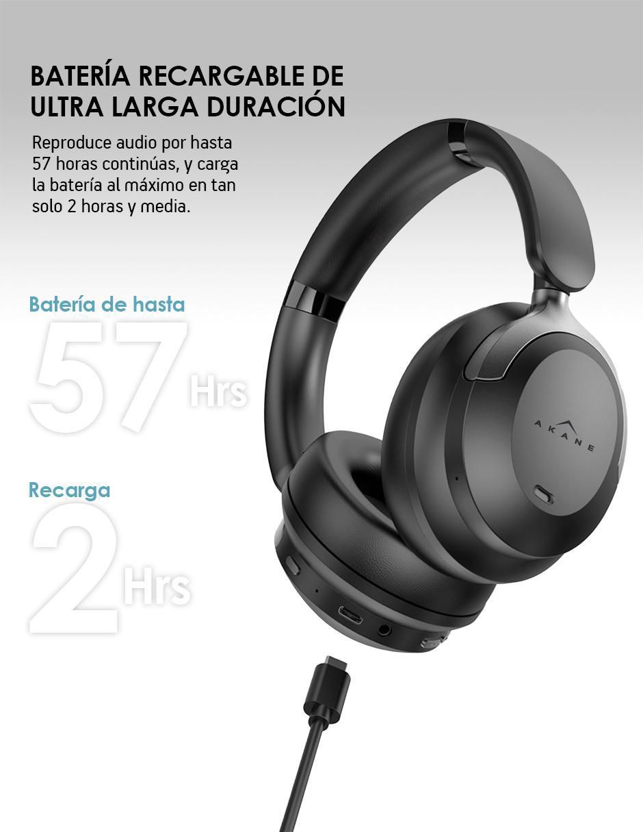 Audífonos On-Ear Anc 35 Db inalámbricos con cancelación de ruido 6
