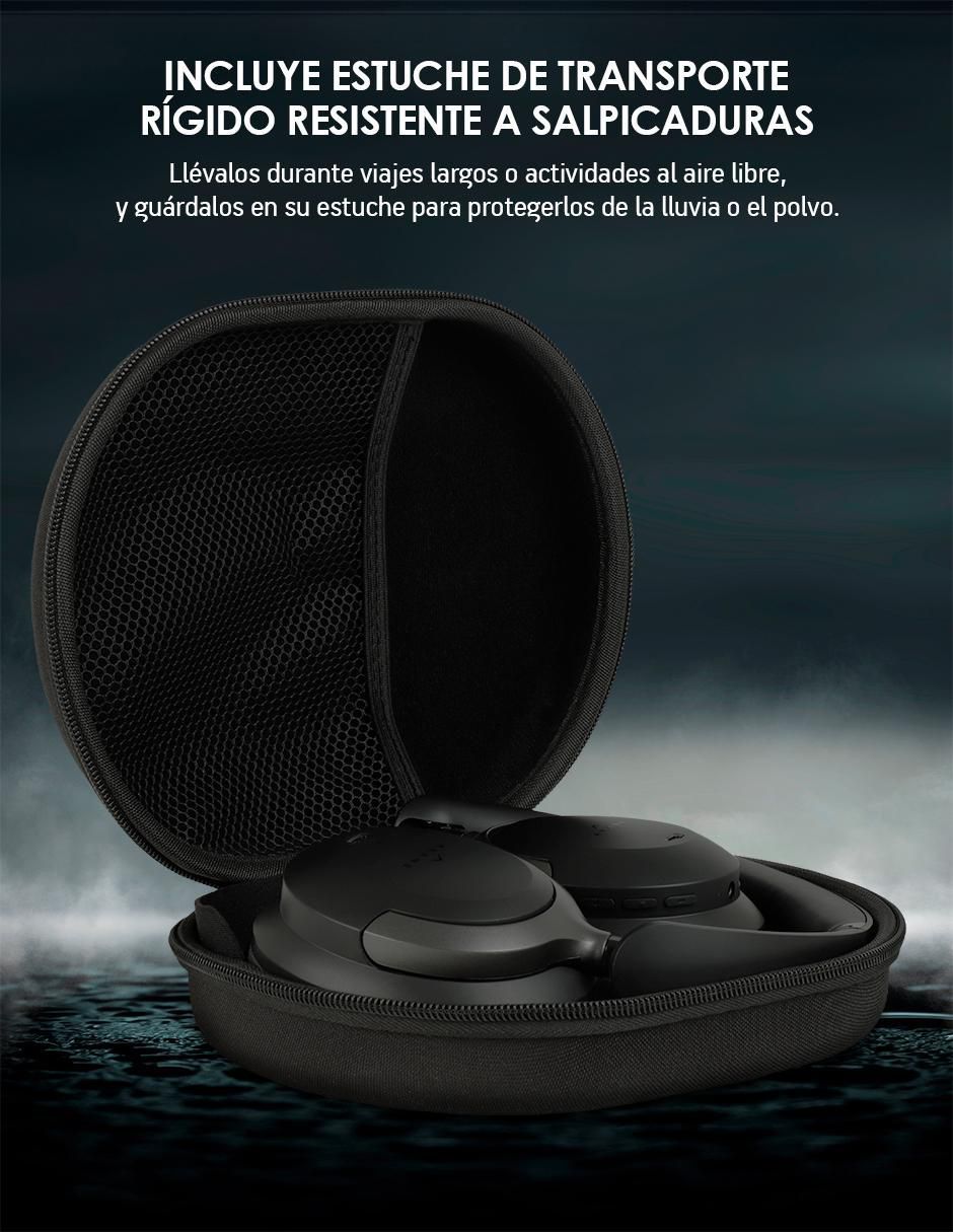Audífonos On-Ear Anc 35 Db inalámbricos con cancelación de ruido 7