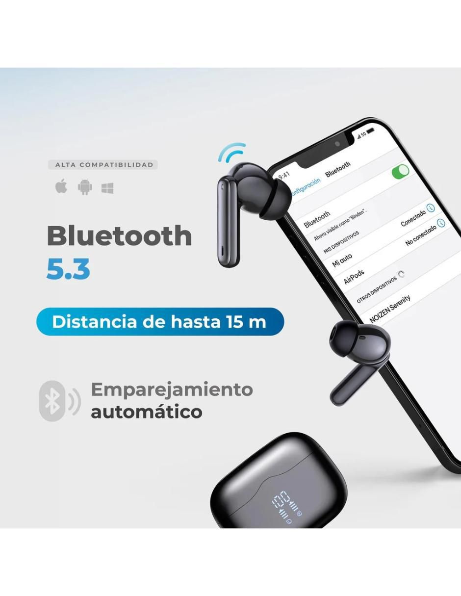 Audífonos In-Ear Serenity Hifi  inalámbricos 4