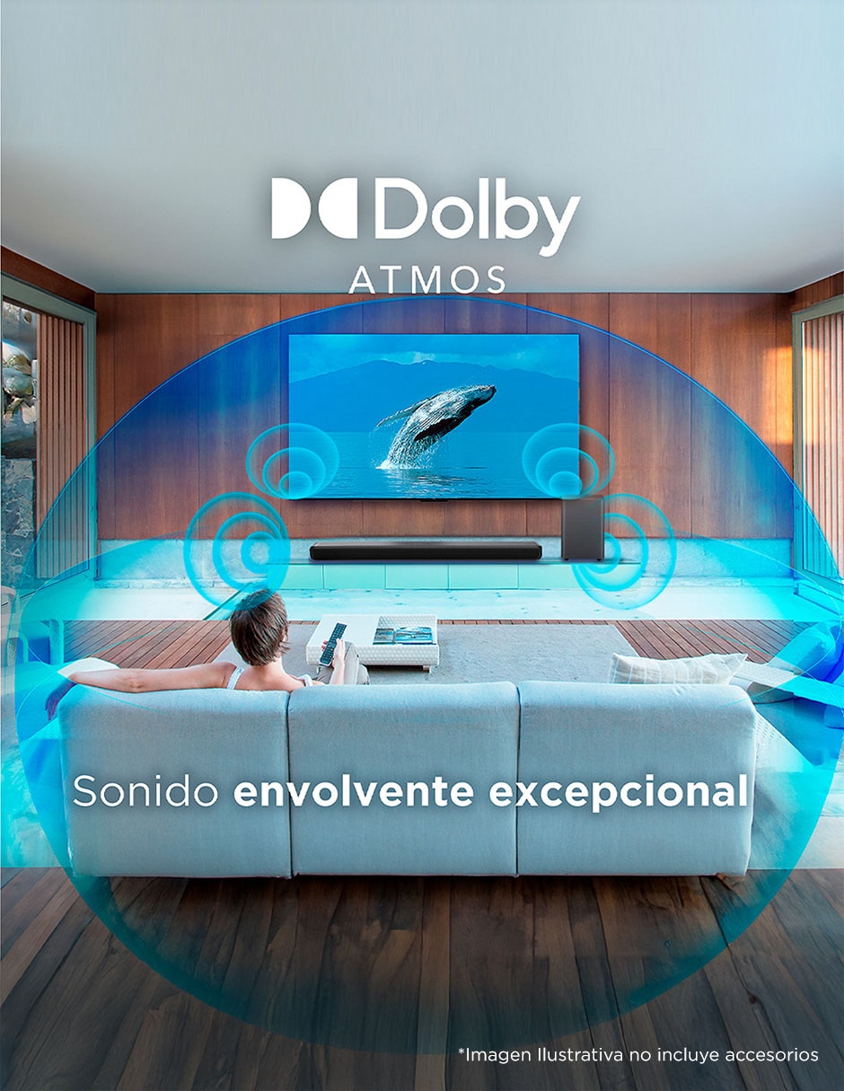 Barra de sonido S55H con subwoofer 3