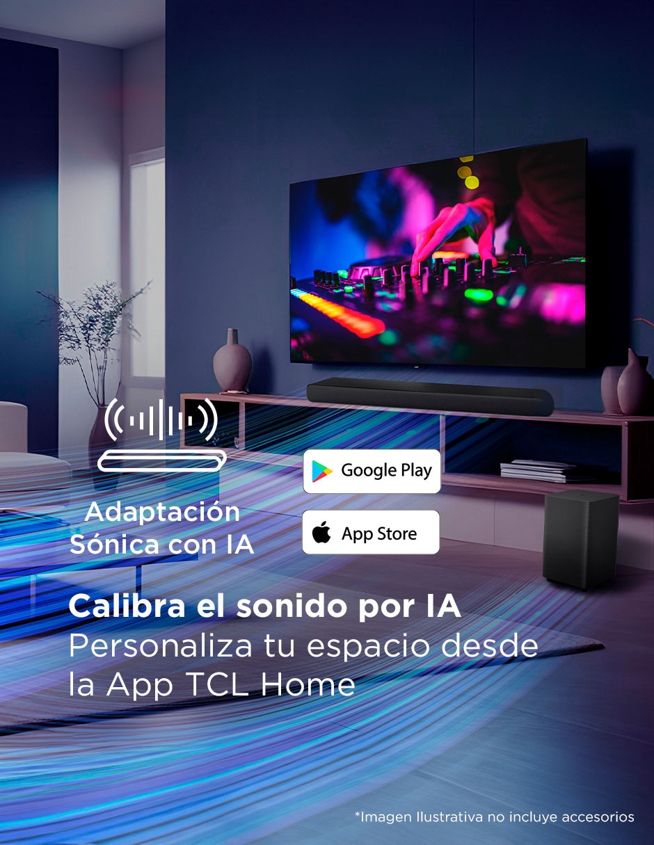 Barra de sonido S55H con subwoofer 5