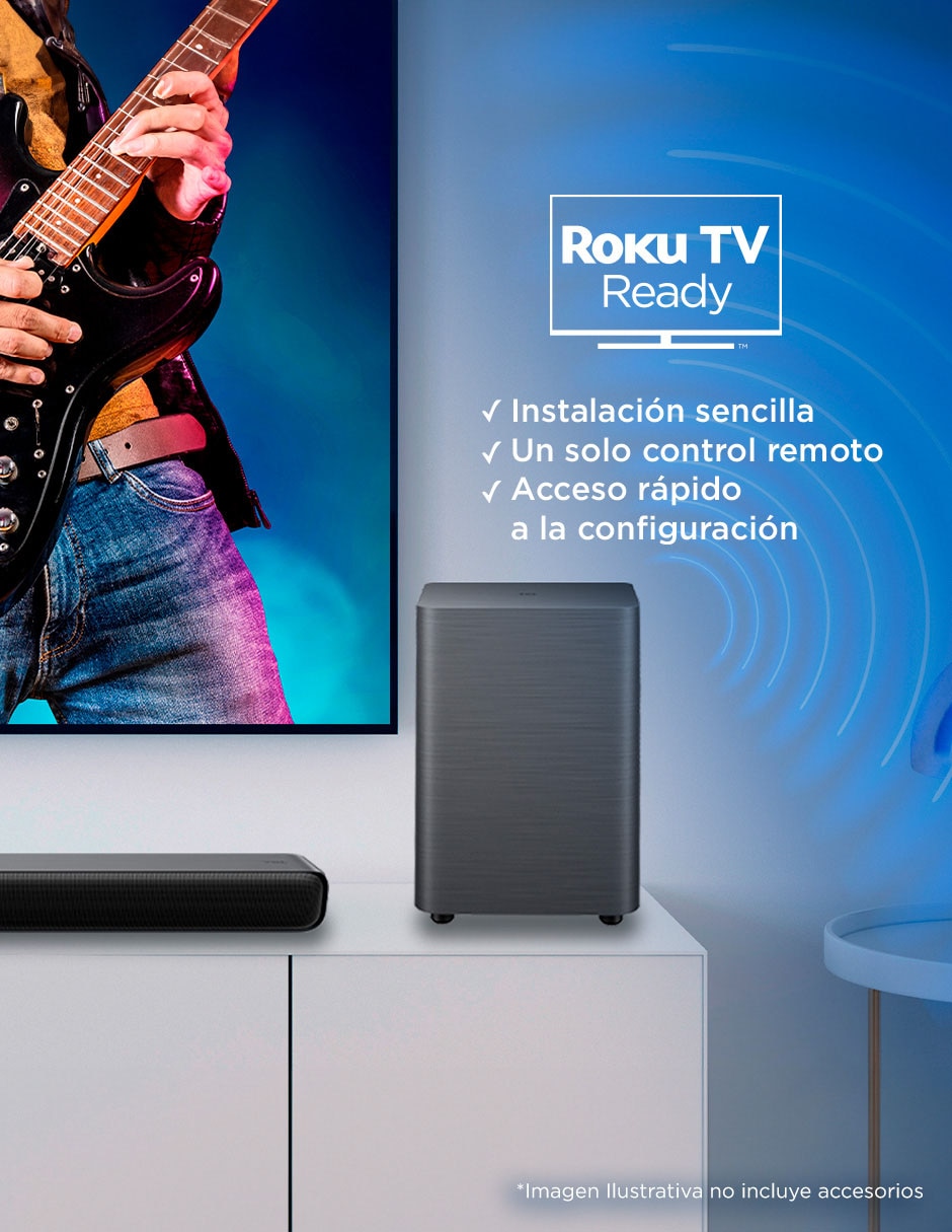 Barra de sonido S55H con subwoofer 6