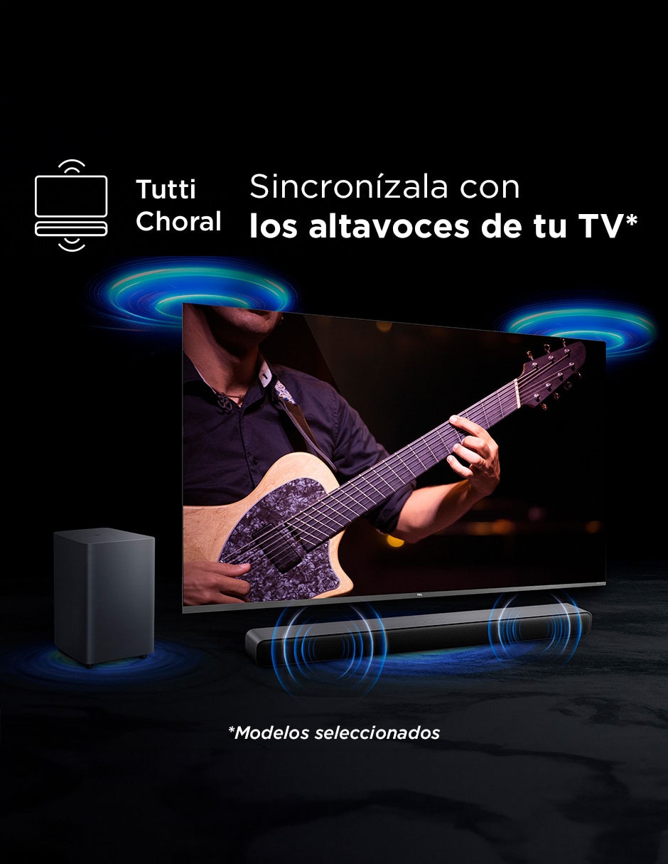 Barra de sonido S55H con subwoofer 9