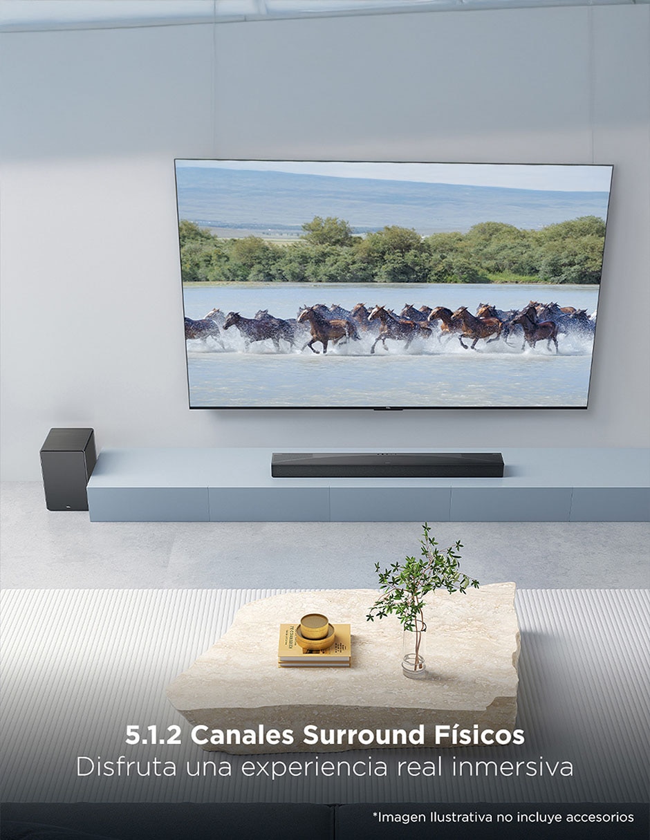 Barra de sonido Q75H con subwoofer 5