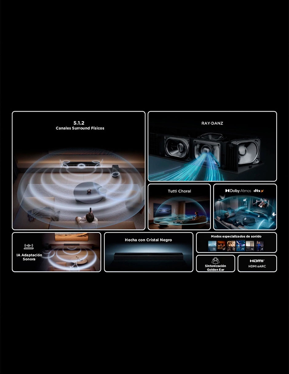 Barra de sonido Q75H con subwoofer 10