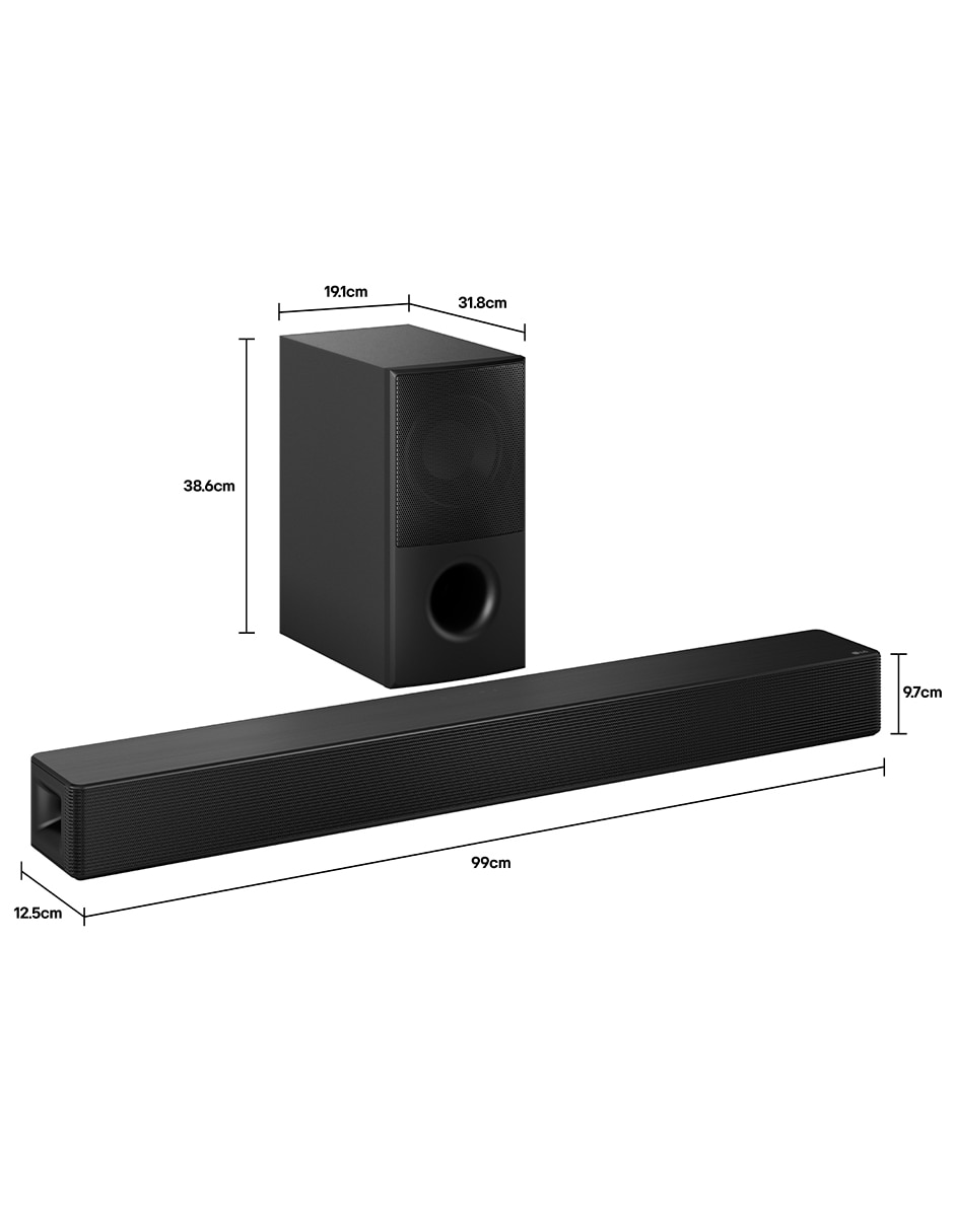 Barra de sonido Sh5A con subwoofer 10