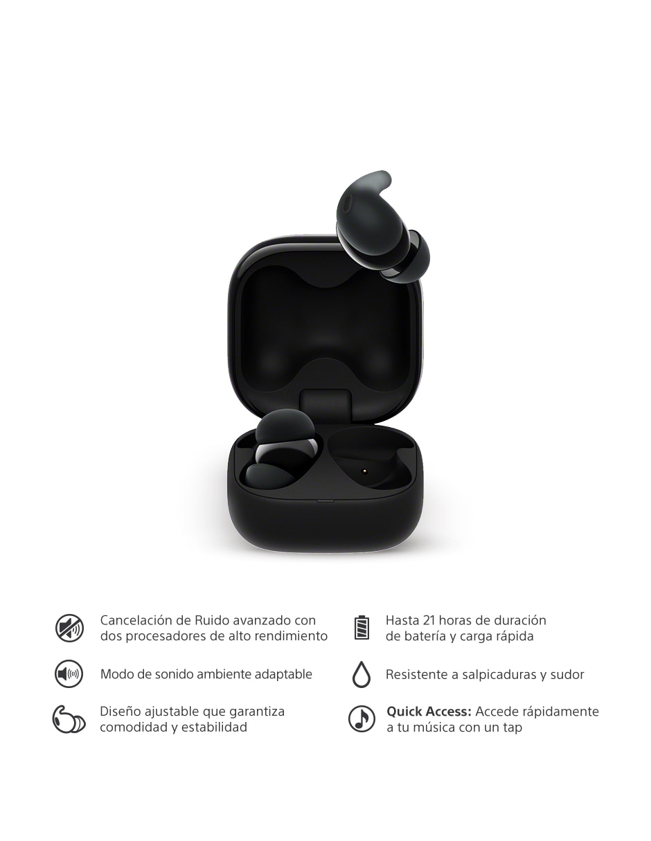 AUDÍFONOS IN-EAR SONY WF-LS910N, NEGRO