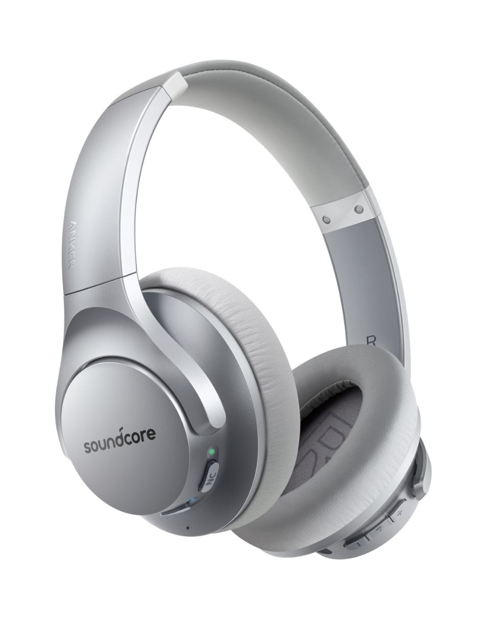 AUDÍFONOS OVER-EAR SOUNDCORE, PLATEADO