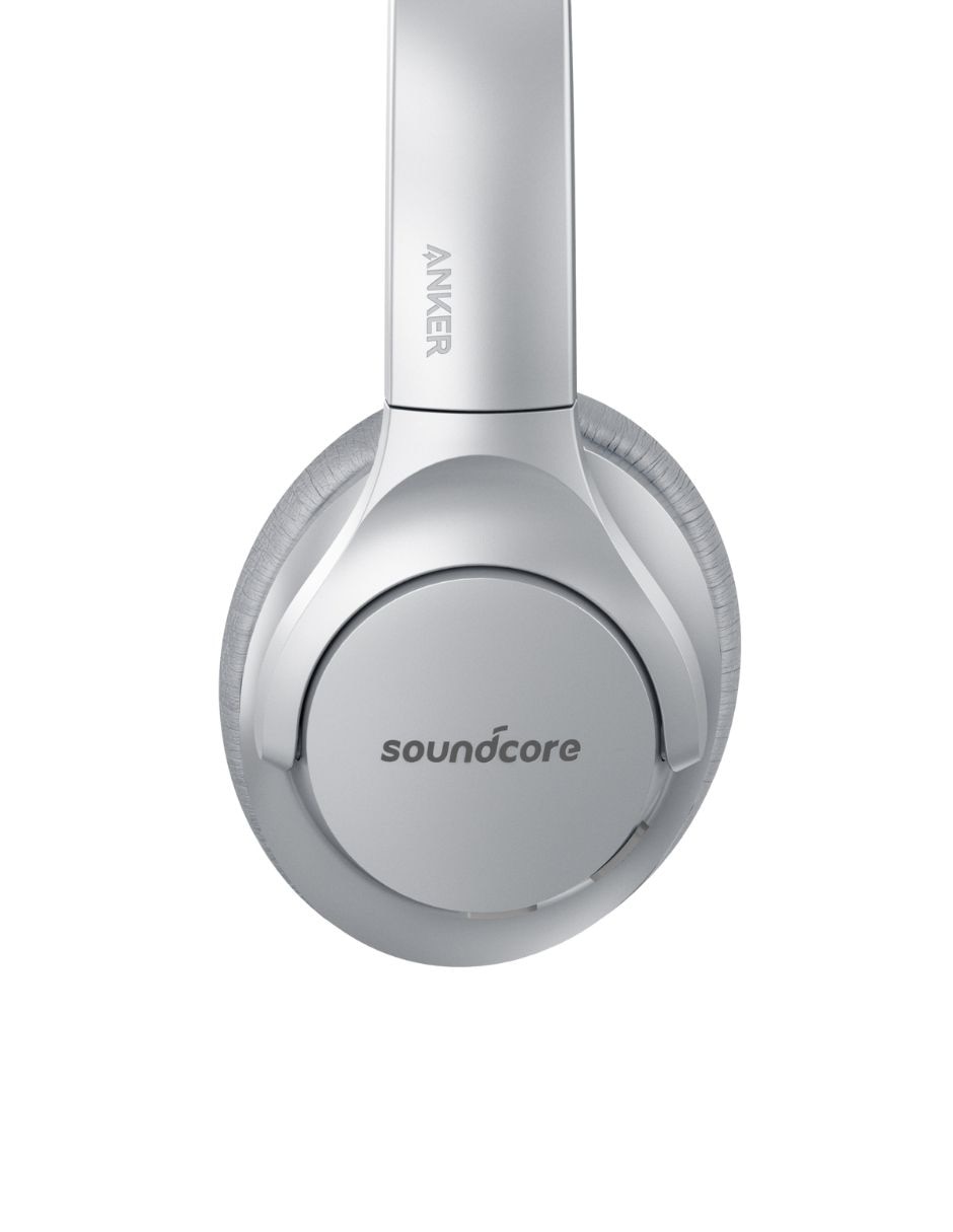 AUDÍFONOS OVER-EAR SOUNDCORE, PLATEADO